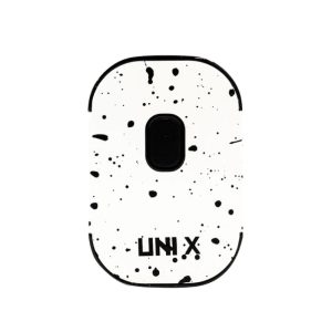 White Black Spatter
