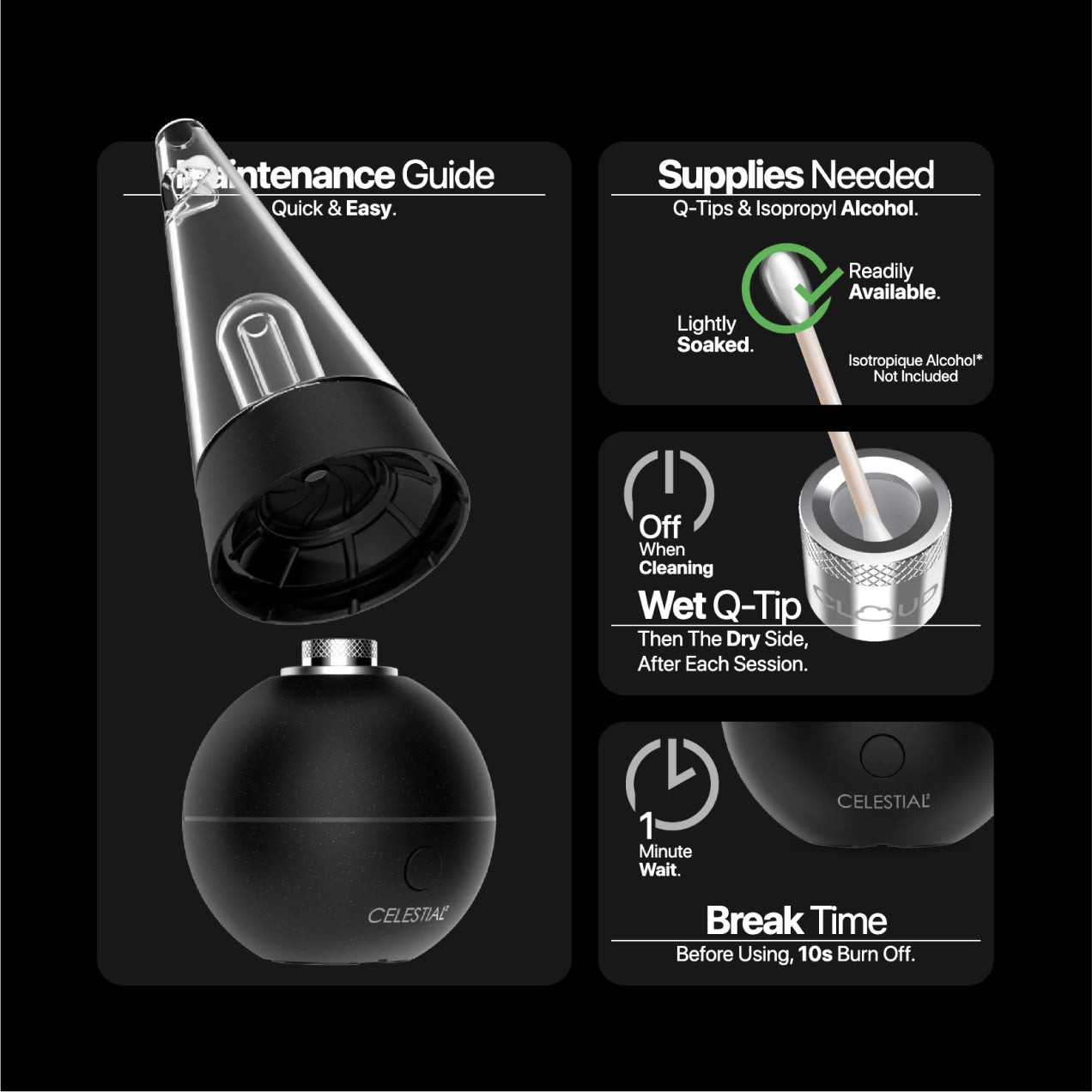 Yocan Black Celestial 2 E-Rig Vaporizer - Image 9